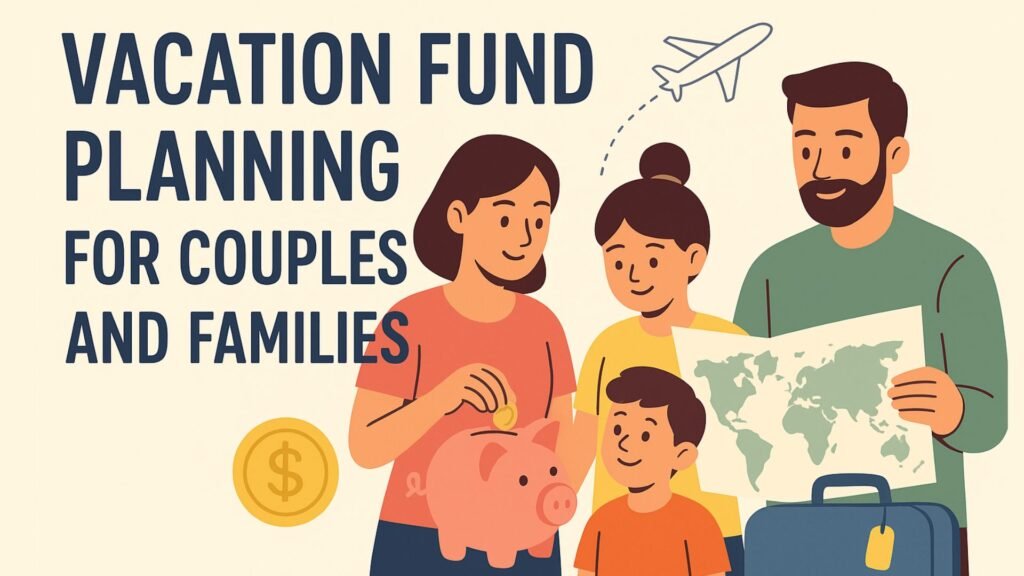 Vacation Fund Planning for Couples and Families, family travel budget, couples vacation savings, how to save for a vacation, vacation fund strategy, travel fund for families, vacation savings plan, budgeting for holiday trips, setting up a vacation fund, family getaway financial planning, couples travel financial goals, dedicated vacation savings account, smart travel fund management, long-term travel savings, affordable family vacations, financial tips for travelers