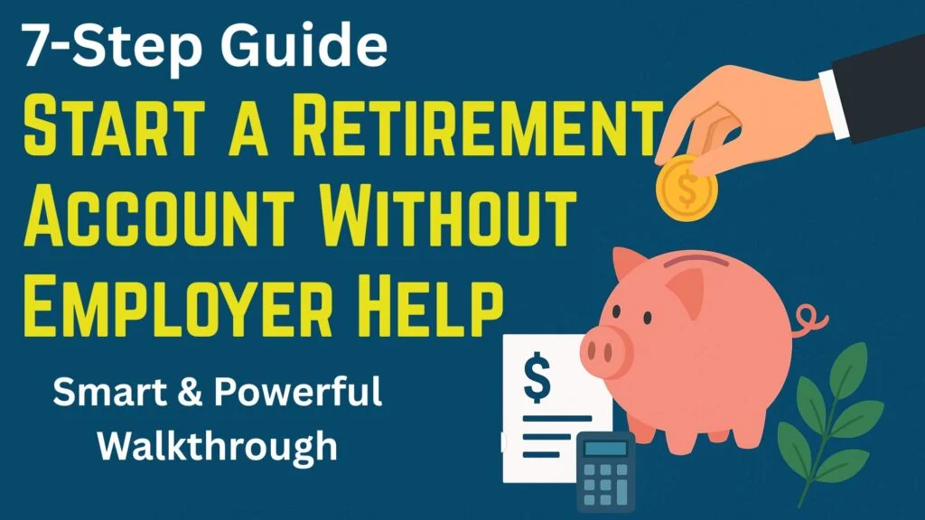 start a retirement account without employer help, retirement plans for self-employed, open IRA without employer, best retirement accounts for freelancers, solo 401k setup guide, Roth IRA for freelancers, traditional IRA for self-employed, independent contractor retirement options, tax-deferred retirement accounts, self-employed retirement savings plan, build retirement fund without employer, freelancer investment strategies, retirement planning for gig workers