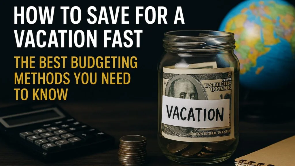 how to save for a vacation fast, vacation savings, travel budgeting tips, vacation fund savings, 50/30/20 rule explained, travel savings methods, budget travel guide, travel money saving tips, saving for a trip fast, travel fund planning