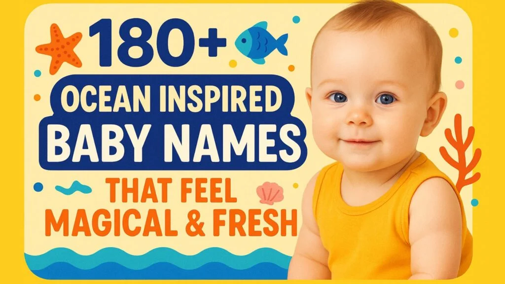 Ocean inspired baby names, Sea inspired baby names, Water baby names, Ocean names for boys, Ocean names for girls, Nature inspired baby names, Unique water names, Mermaid inspired names, Coastal baby names, Blue themed baby names, Baby names inspired by sea waves